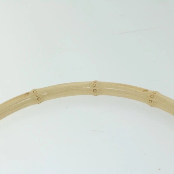 GUCCI Bamboo Hand Bag Canvas Beige 001 3865 Auth 68021 - Picture 12 of 15